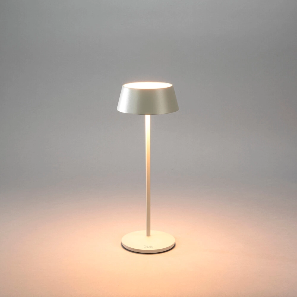 Lampe de table rechargeable Menton gris KonstSmide 7318307839302