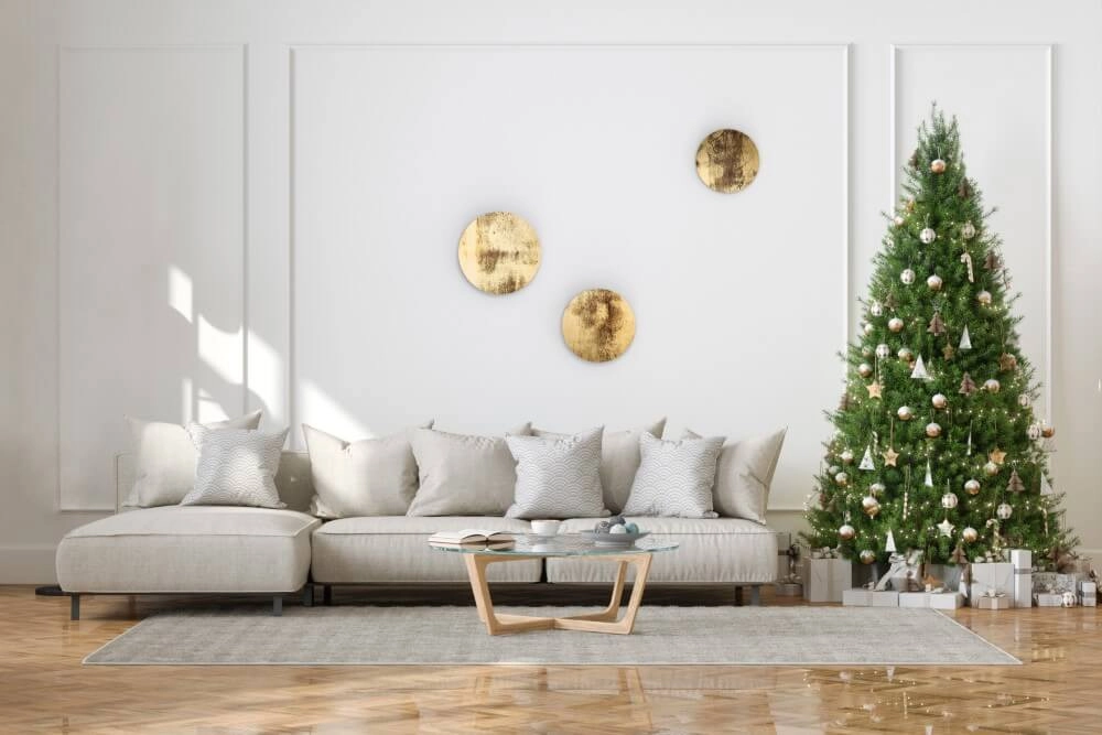 Applique dorée Ring Led Wood L Lyora 5903139102827