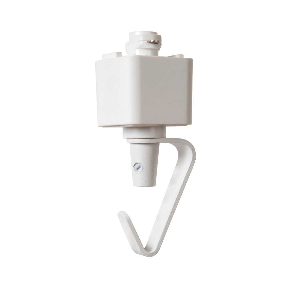 Adaptateur de lampe suspendue à rail Track Blanc monophasé