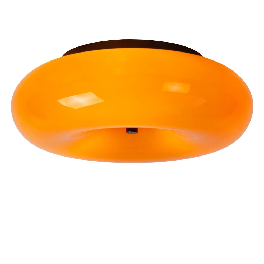 Lampe de plafond Sentino Ø 30cm orange Lucide 5411212106346