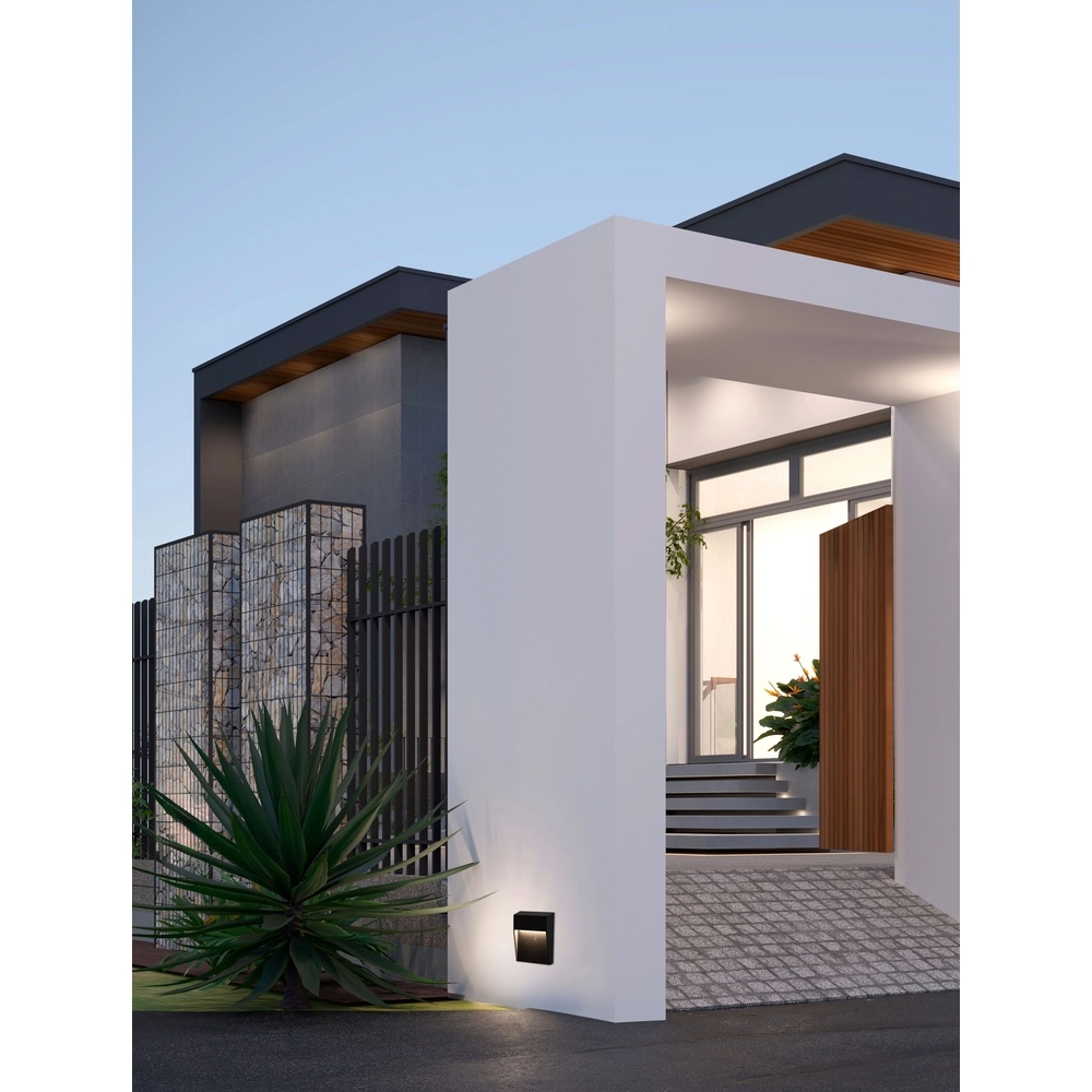 Applique murale carrée Fem noir Lyora 5212017478924