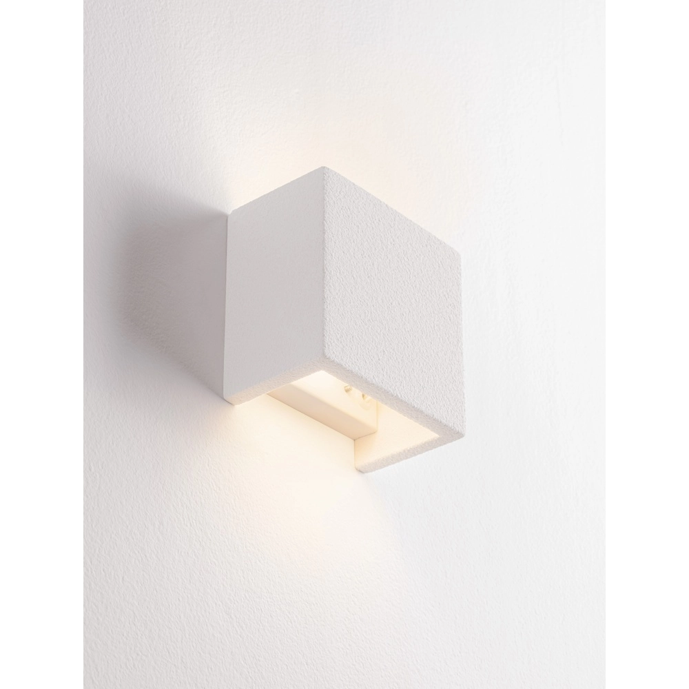 Applique murale carrée Sensia blanc 12,5 cm Lyora 5212017479259