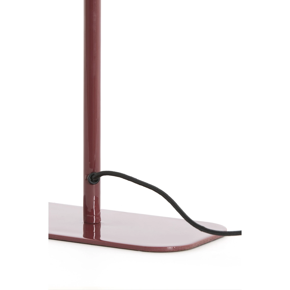 Lampe de chevet Elenie 25x13cm - bordeaux brillant Light & Living 8717807818821