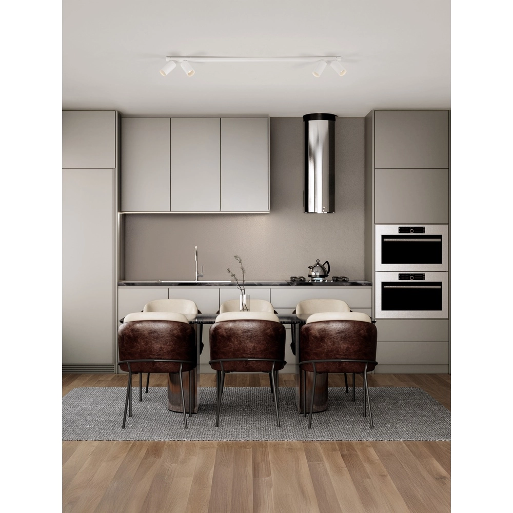 Plafonnier 4 lumières Oso blanc Lyora 5212017465092