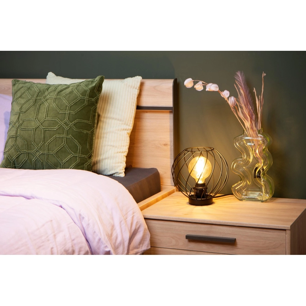Lampe de table Danza Ø 25cm noir Lucide 5411212211590