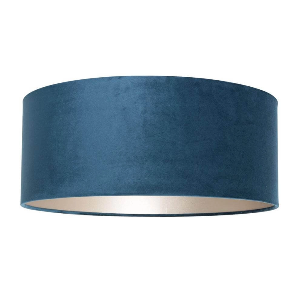 Lampadaire Zig-Zag noir avec abat-jour bleu Ø 50cm Steinhauer 8712746179293