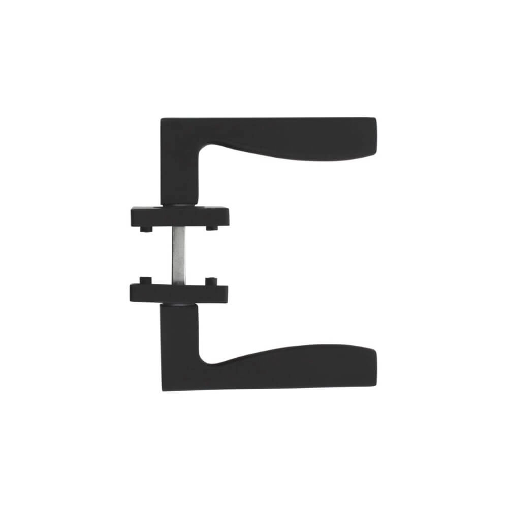 Poignée de porte moderne Apollo Carré Noir Intersteel 8714186408681