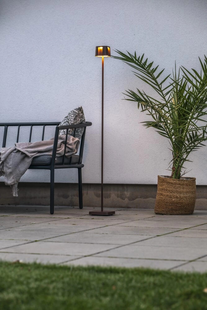 Lampadaire marron rouille Nice pour l'extérieur KonstSmide 7318307831979