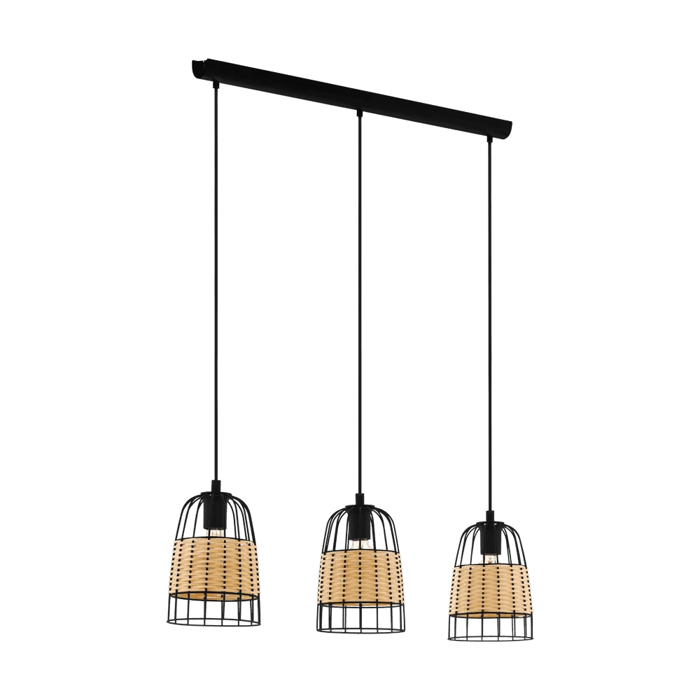 Lampe à suspension Anwick Rotin Lampe à suspension Anwick Rotin