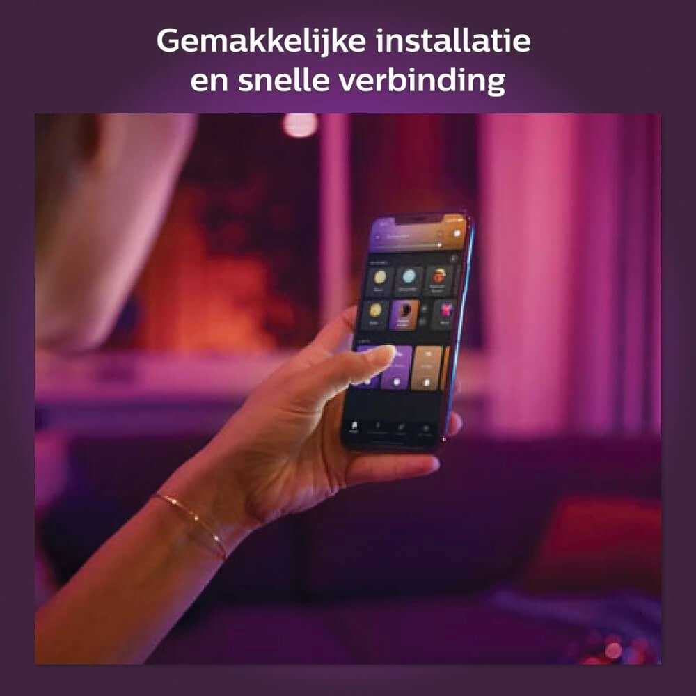 Plafonnier Hue Surimu - White and Color 60 cm blanc Philips 8719514355071