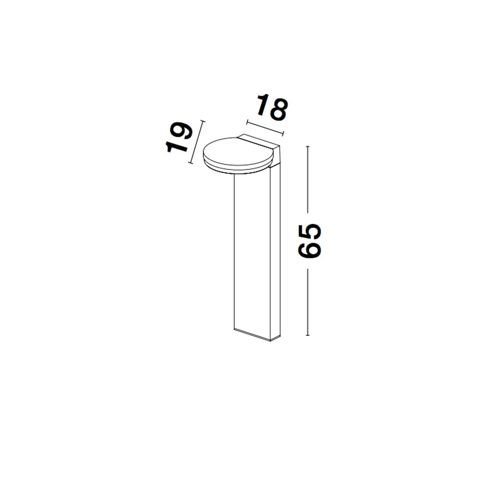 Lampe de jardin design Posen gris Lyora 5212017425386