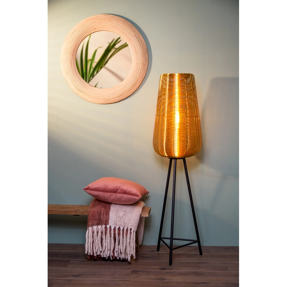 Lampe sur pied trépied Adeta Or 135cm Light & Living 8717807601294