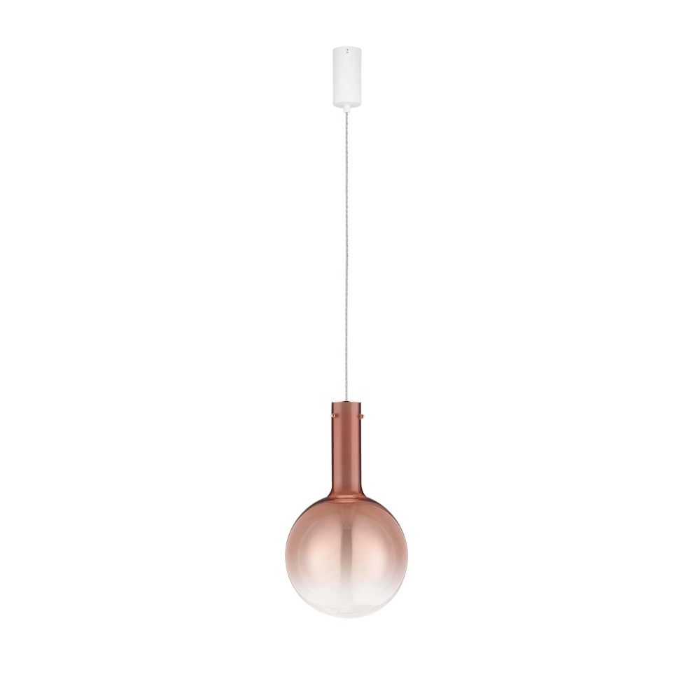 Suspension Nostos verre rose Lyora 5212017461148
