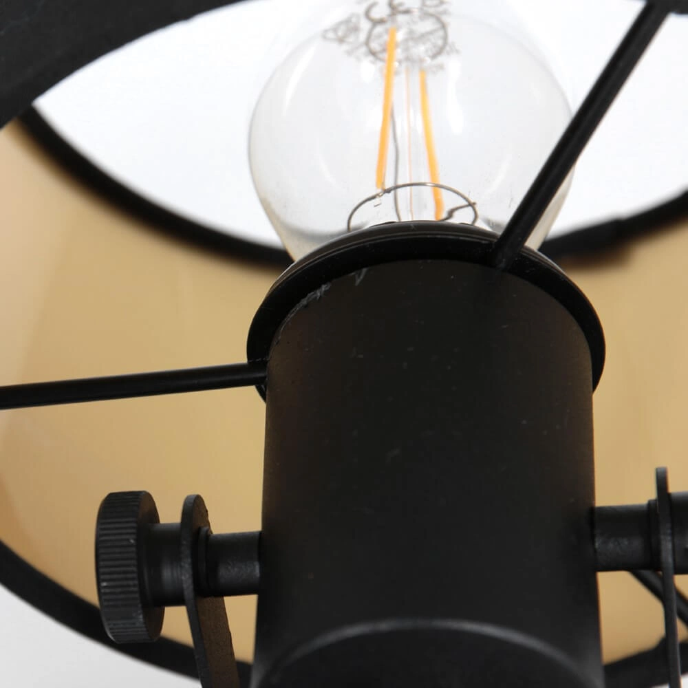 Plafonnier noir Ornoir 2 lumières Steinhauer 8712746151411