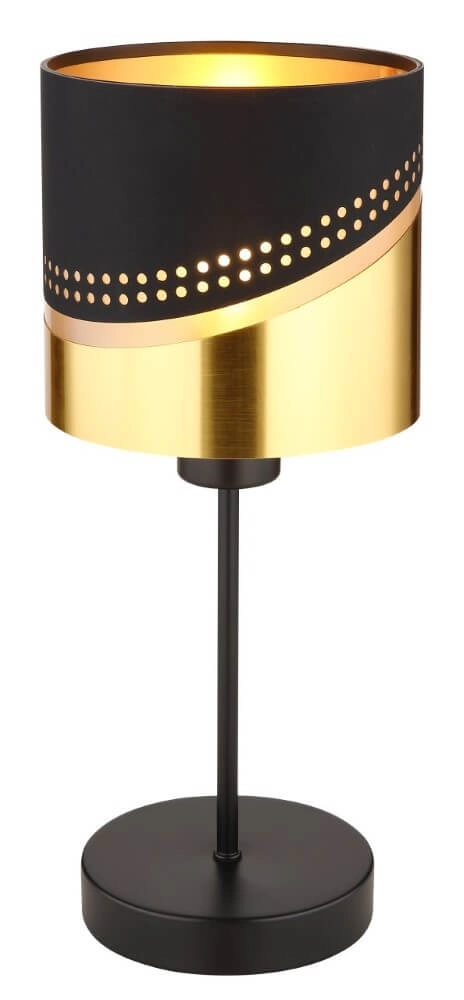 Lampe de table Or noir avec de l'or Lampe de table Or noir avec de l'or