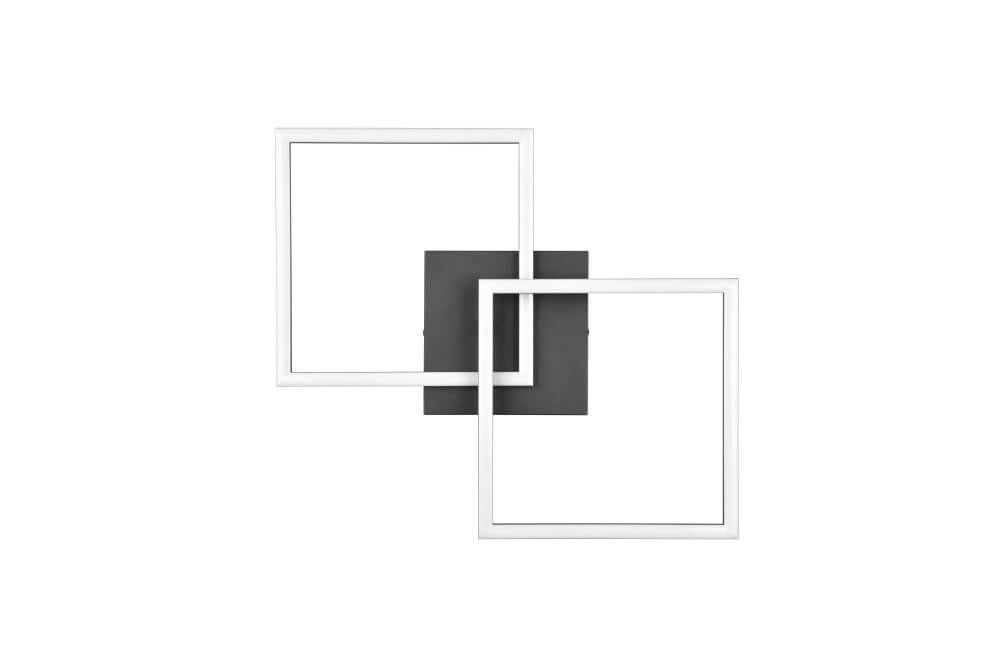 Plafonnier design Trail noir Trio 4017807577112