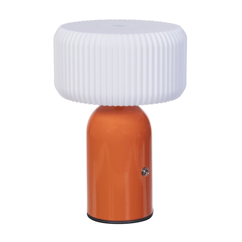 Lampe de table Nazare orange rechargeable par USB