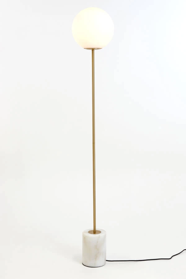 Lampadaire unique Medina blanc avec or Light & Living 8717807650889