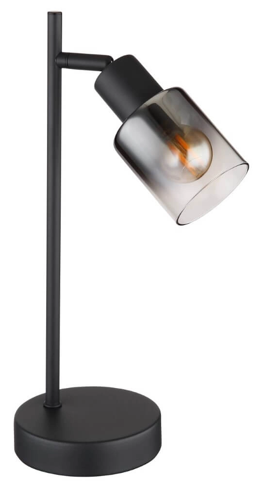 Lampe de table Hubertus avec verre fumé Globo 9007371446025