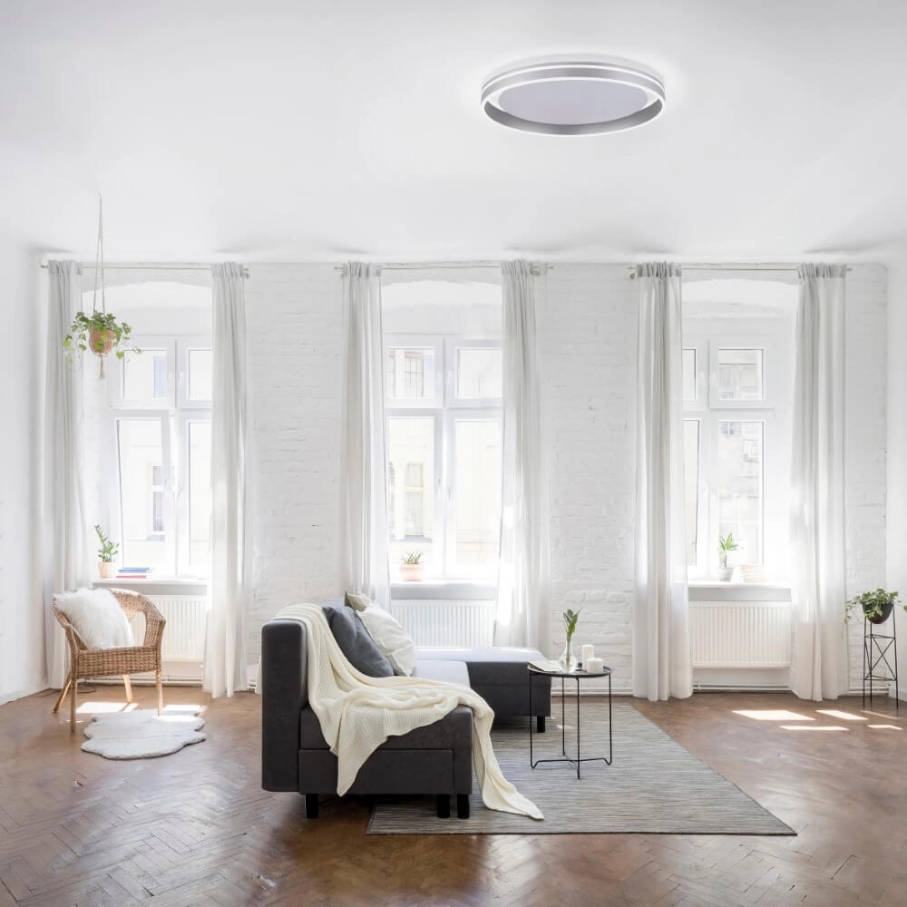 Plafonnier Q-Vito Ø 59cm en métal Paul Neuhaus 4012248333877