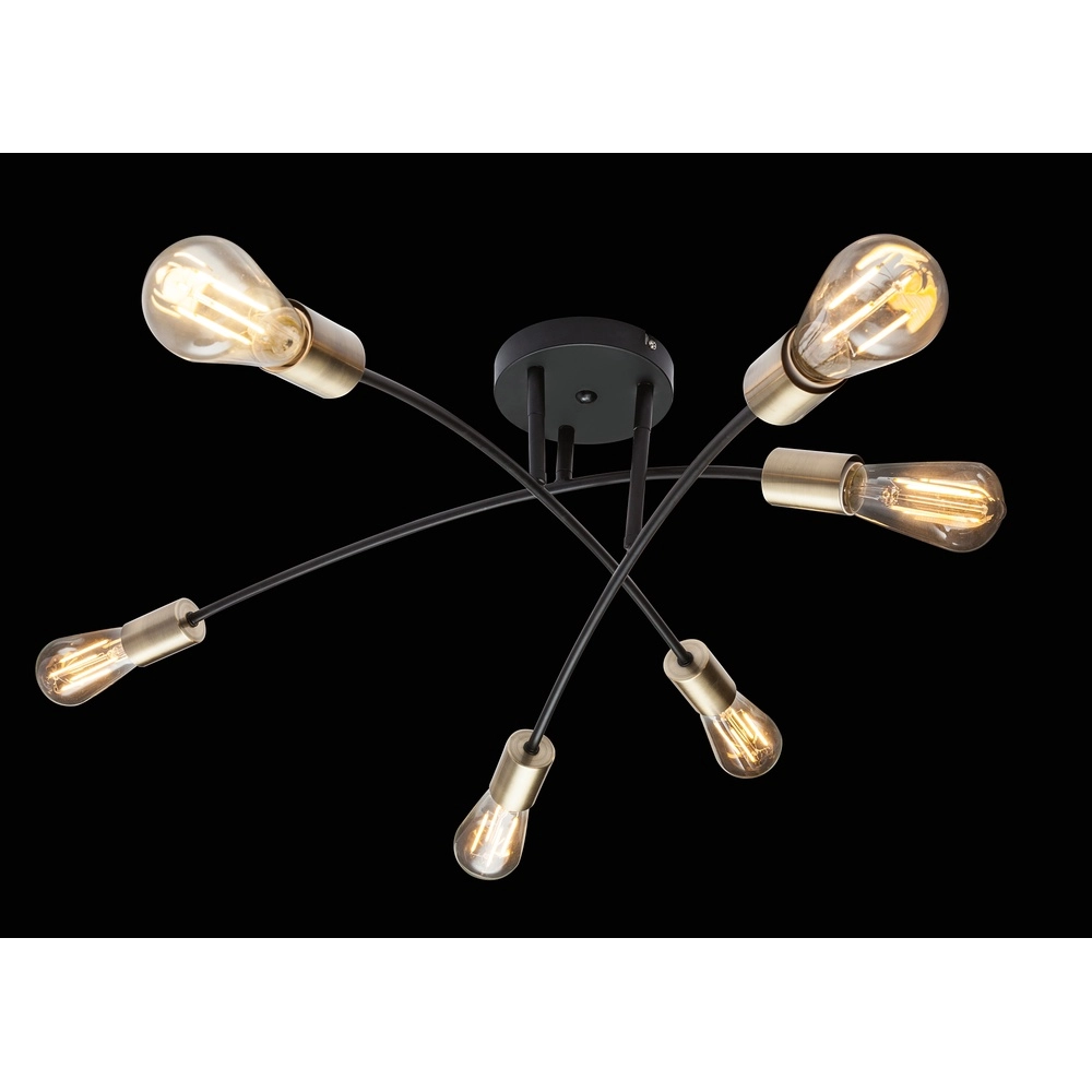Lampe de plafond Sarini Noir Globo 9007371377688