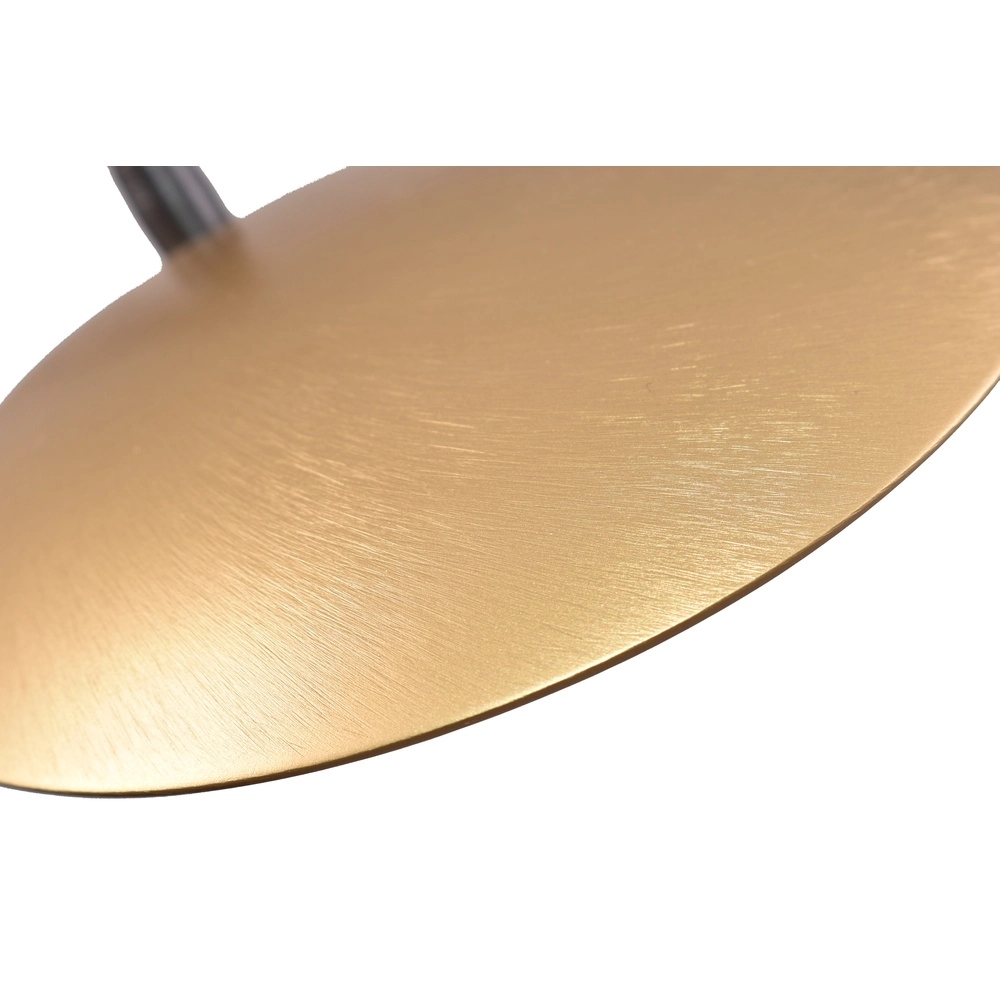 Lampe de lecture flexible Scala noir avec or Masterlight 8718121296081