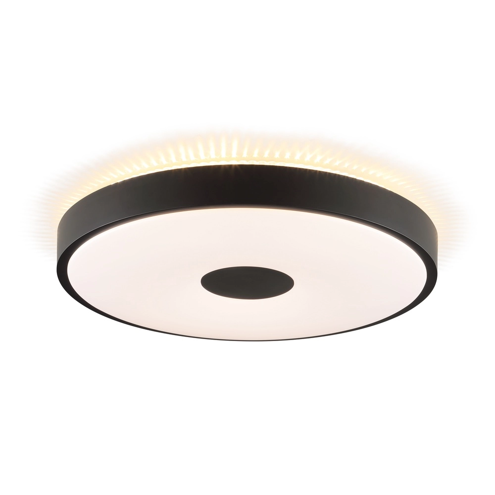 Éclairage de plafond Tavis noir Ø 44,5cm Brilliant 4004353477591