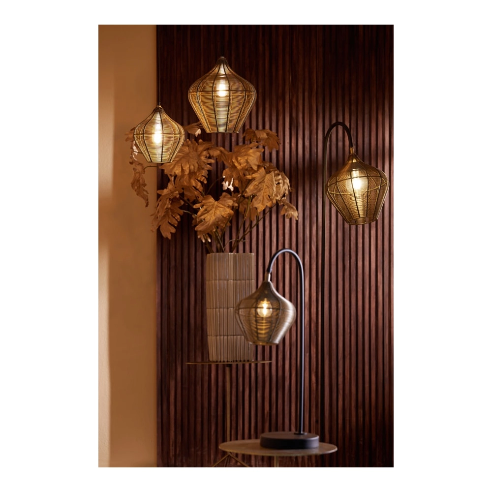 Lampe suspendue Alvaro bronze Ø 27 cm Light & Living 8717807634094