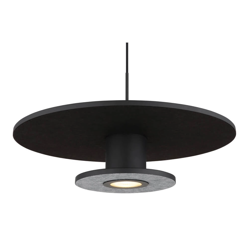 Suspension noire Carter Ø 38cm avec feutre Globo 9007371474745