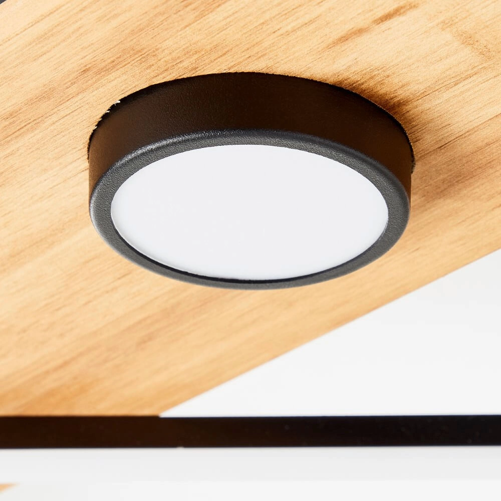 Plafonnier LED en bois Woodbridge S Brilliant 4004353409691