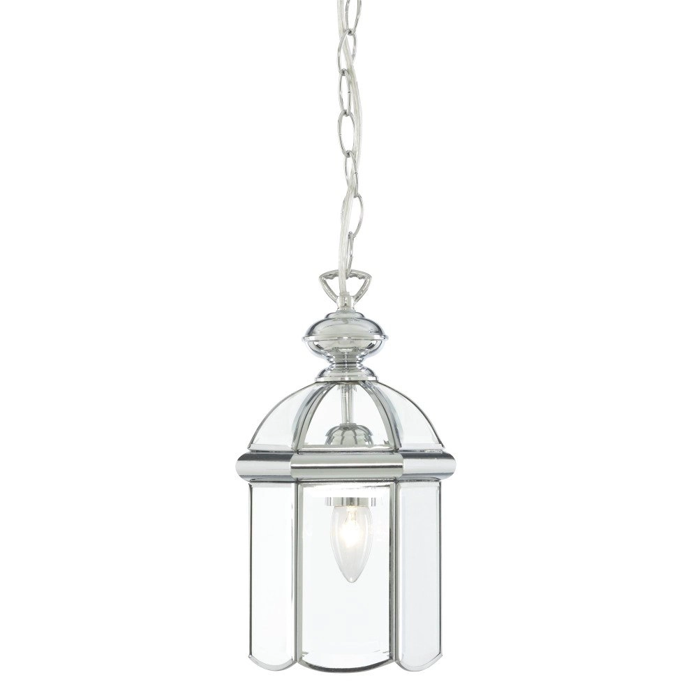 Lanterne classique Lanterns 18cm gris chromé