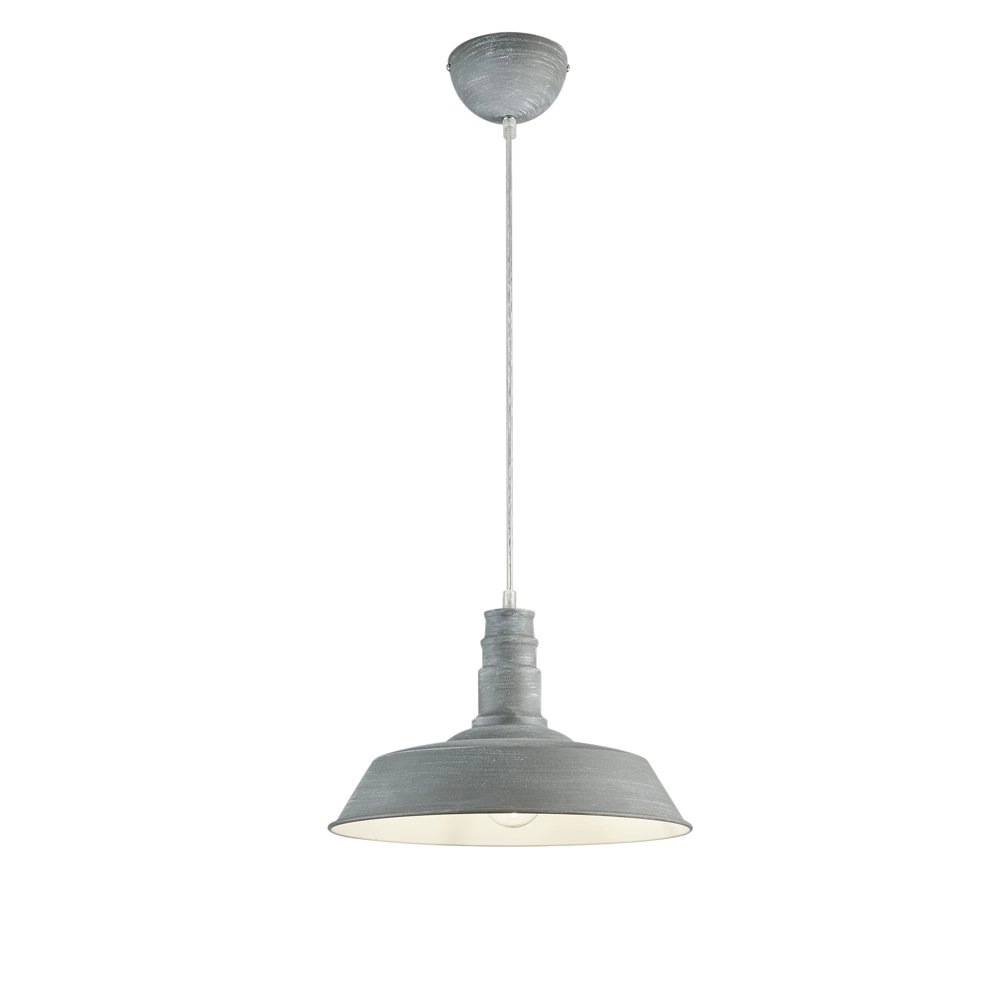 Lampe à suspension Will gris béton Trio 4017807346305