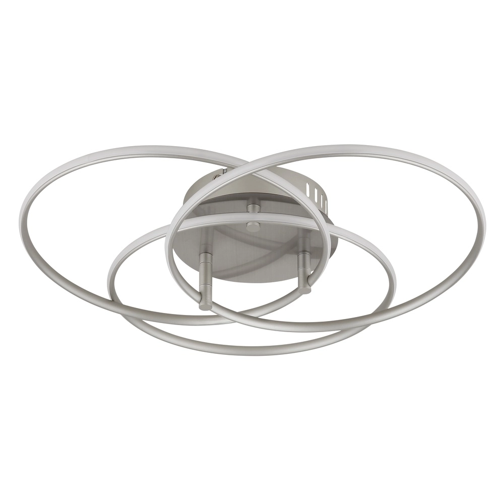 Lampe de plafond à design Kombos nickel Globo 9007371533473