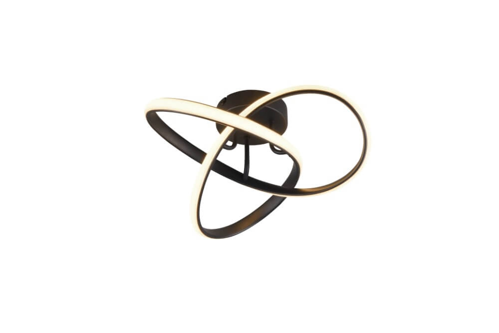 Plafonnier design Meo noir