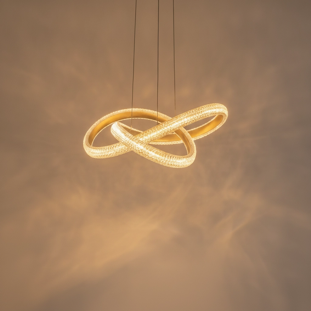 Suspension Medora Curl doré 52.5cm