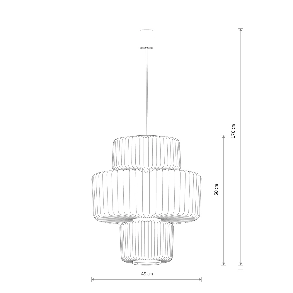 Lampe cage Nome Gris umbra Ø 49cm Lyora 5903139122498
