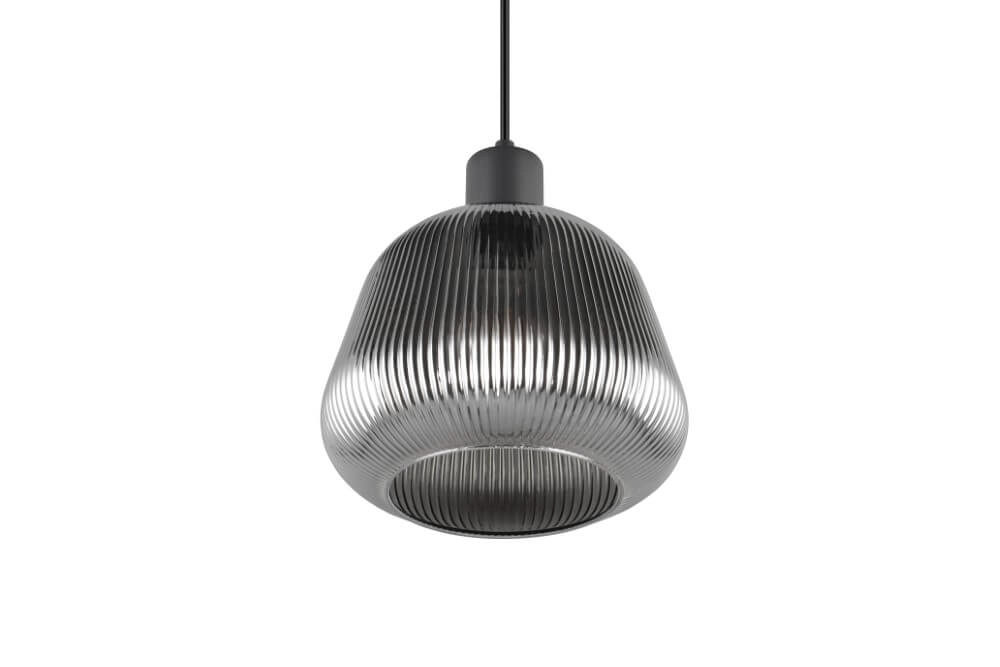 Lampe suspendue Tarifa avec verre strié Trio 4017807615791