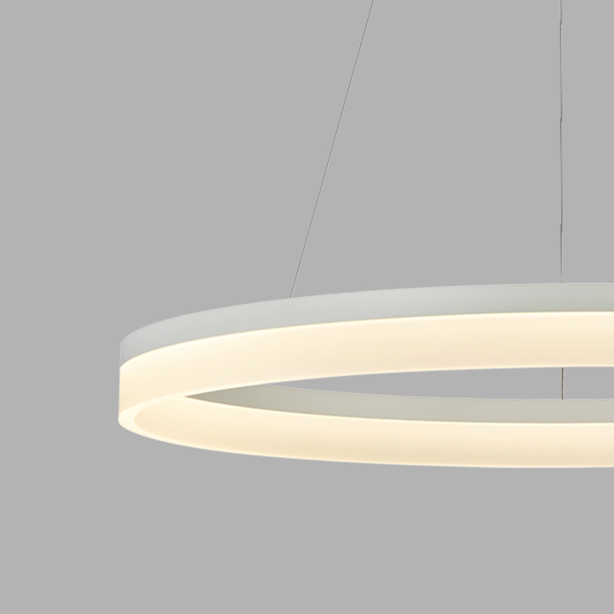Lampe suspendue élégante Ara Ø 100 cm de blanc Lyora 5053423307213