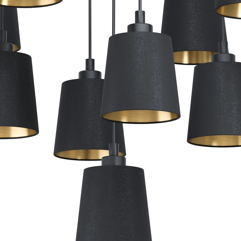 Lampe pendante de conception Bernabetta Noir Eglo 9002759397395