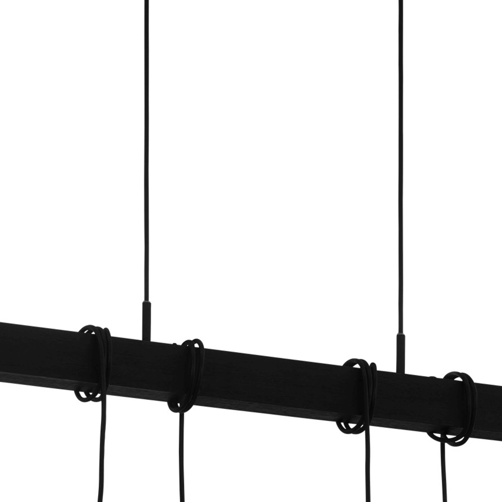 Lampe suspendue noire Townshend 6 lumières Eglo 9002759440626