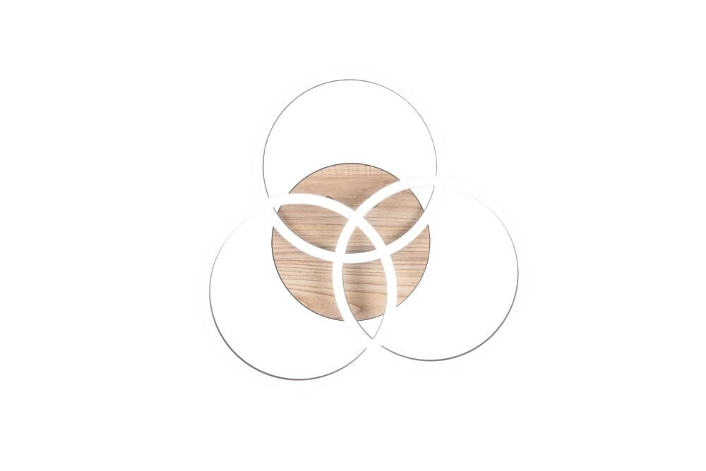 Plafonnier Circle Ø 43,5 cm Trio 4017807561234