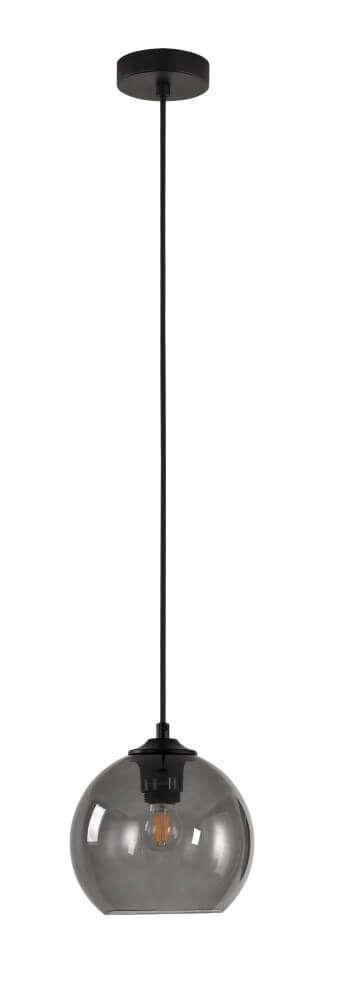 Lampe suspendue Marino verre gris Ø20 cm Artdelight 8719831737802