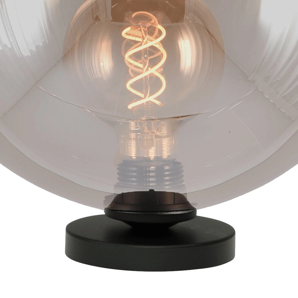 Lampe de table Bella 2 avec verre doré Ø 30 cm Masterlight 8718121340791