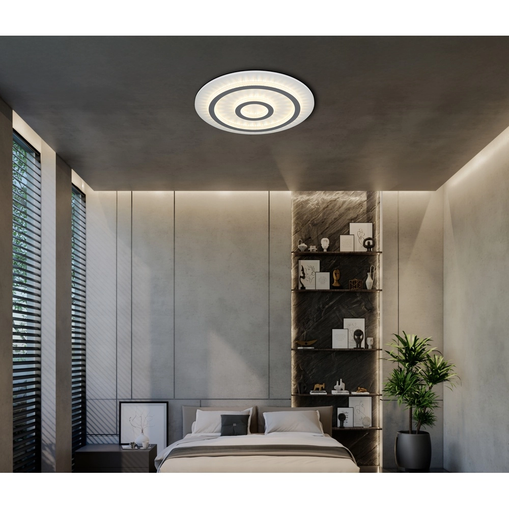 Lampe de plafond Jayden blanc Ø 45cm Globo 9007371525843