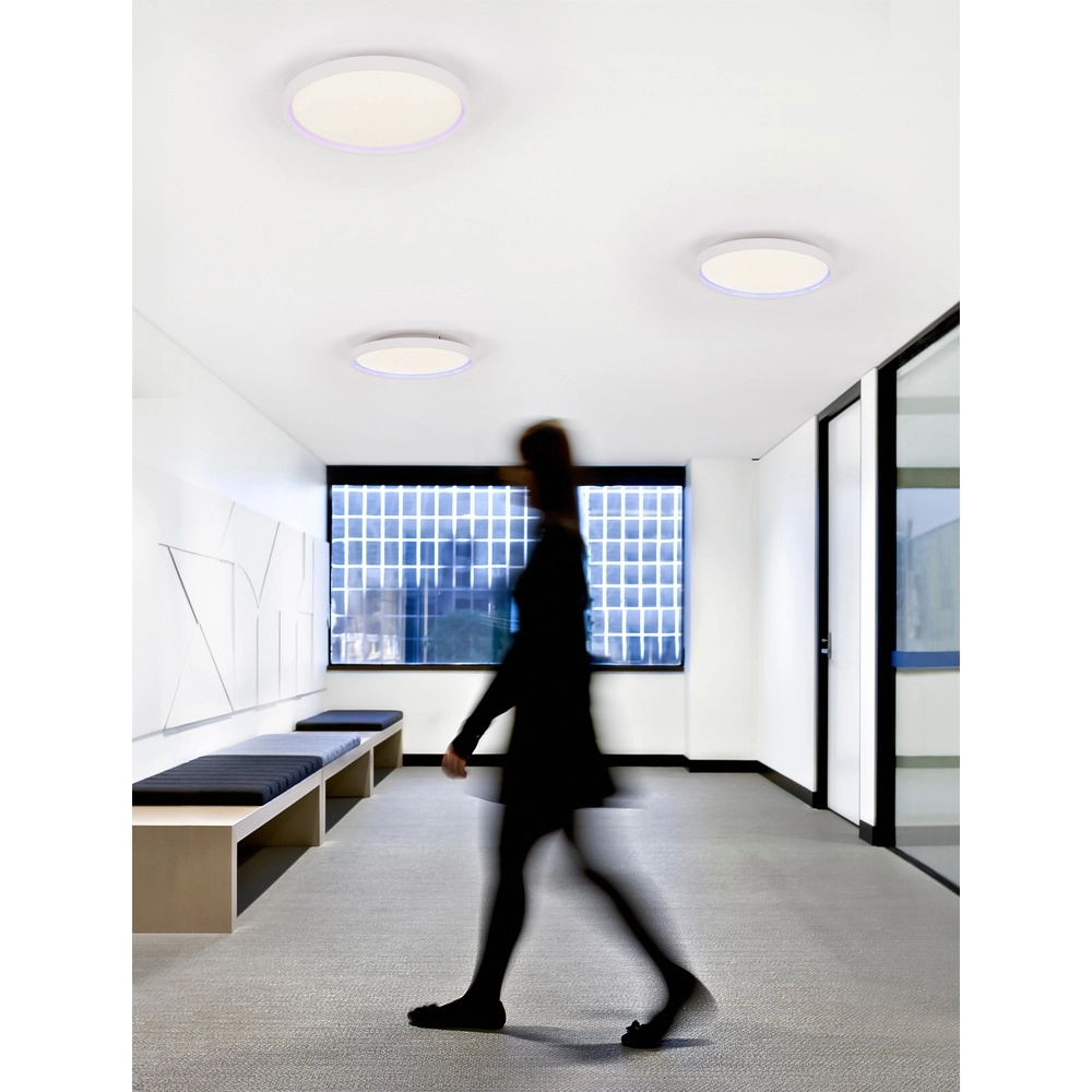 Plafonnier Chet Ø 39,3 cm avec fonction RGB Lyora 5212017450142