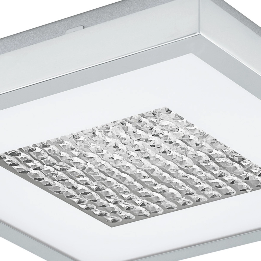 Lampe de plafond carrée Pescate Chrome Eglo 9002759983697