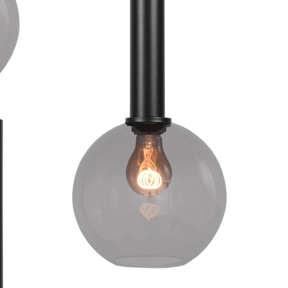 Lampe suspendue Vide Bella 2 3 lumières avec verres fumés Masterlight 8718121340692