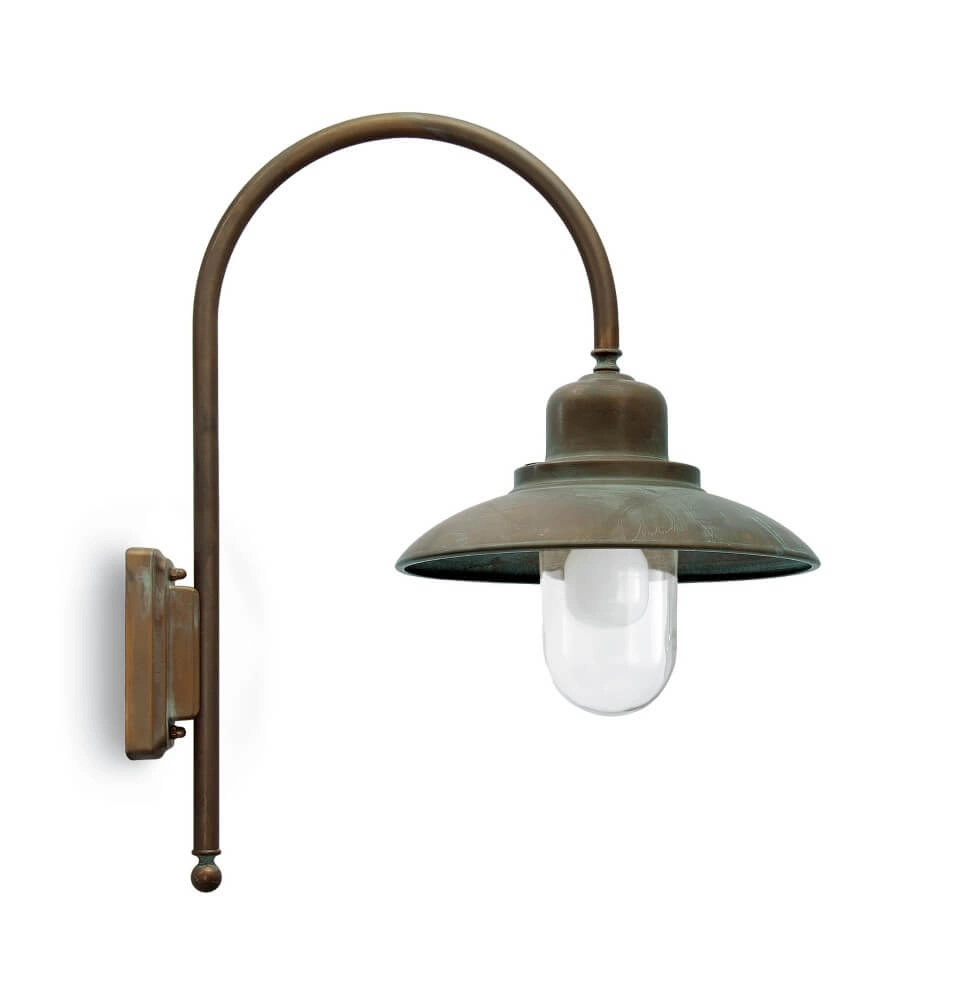 Applique murale country Patio laiton vieilli