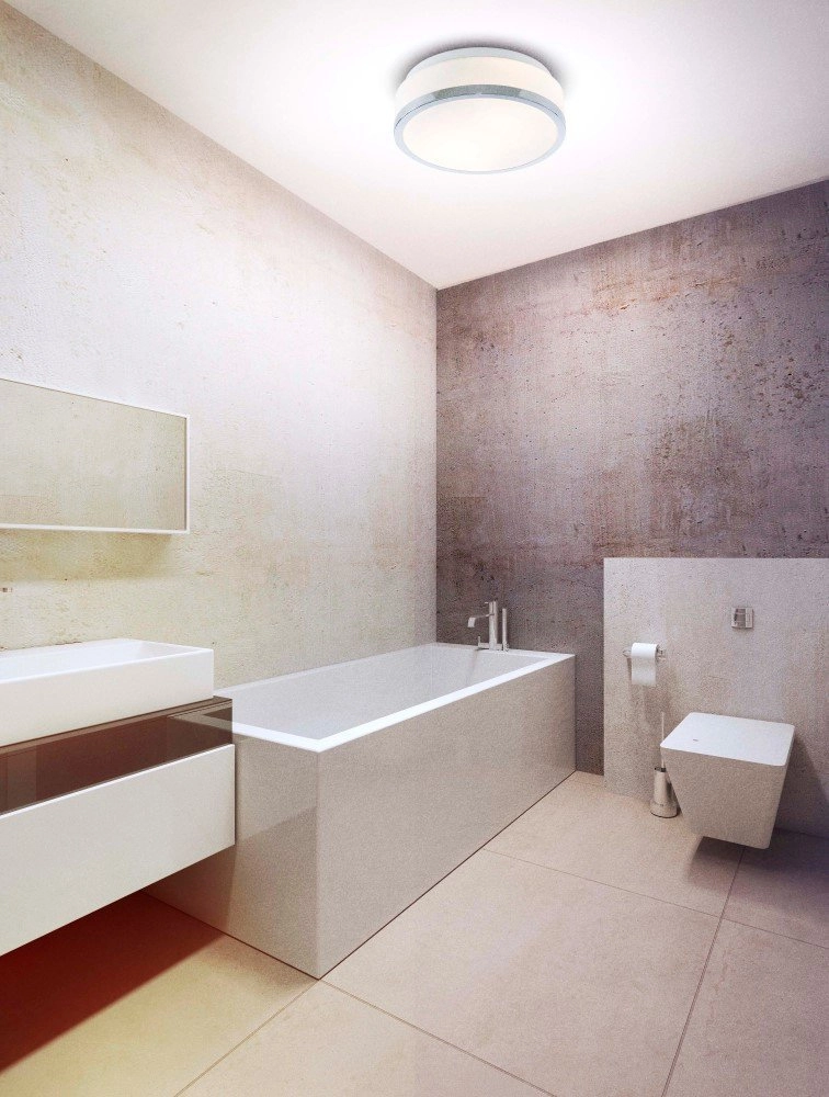 Lampe de salle de bain Discs Ø 29cm Searchlight 5013874395528