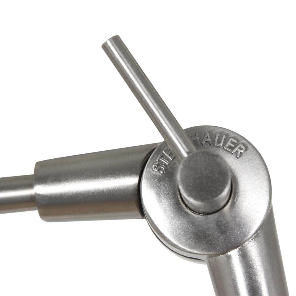 Applique murale Prestige Chic métal avec abat-jour noir Steinhauer 8712746175677